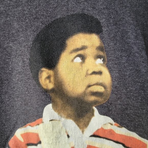 Diff’rent Strokes Graphic Shirt Medium Dark Grey Arnold Jackson Short Sleeve - Picture 5 of 11